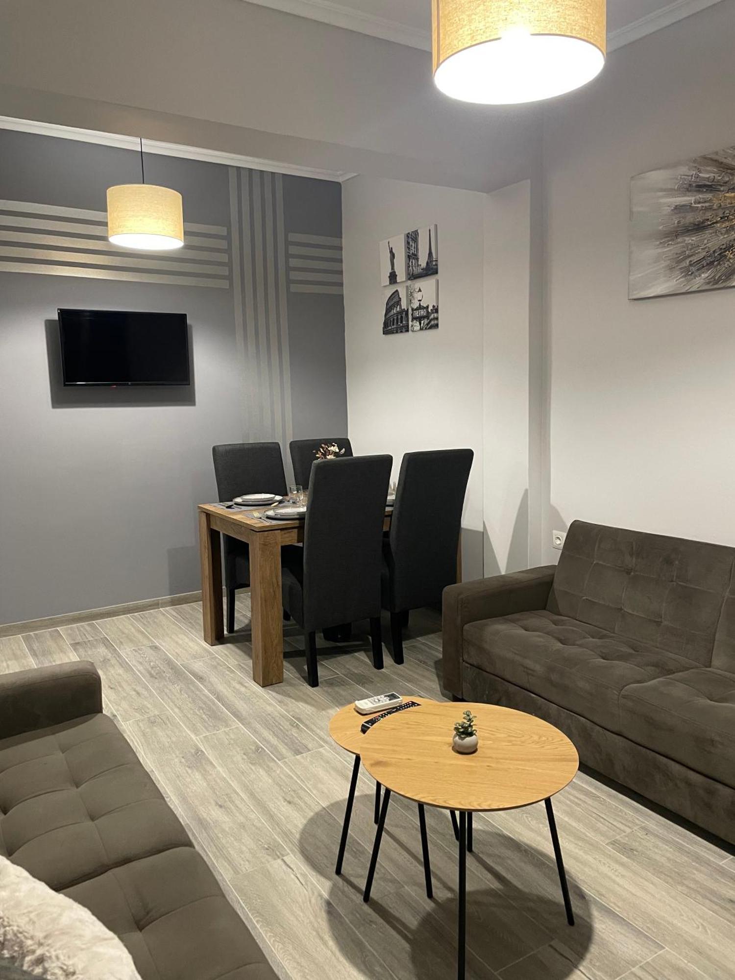 Dt Luxury Apartment Néa Péramos Dış mekan fotoğraf